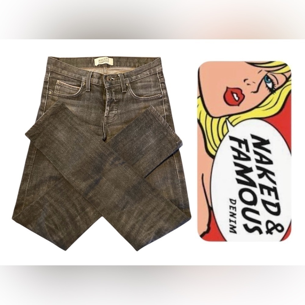 Naked & Famous Super Skinny Guy Jeans - Size 29‎ Men's Botton Fly